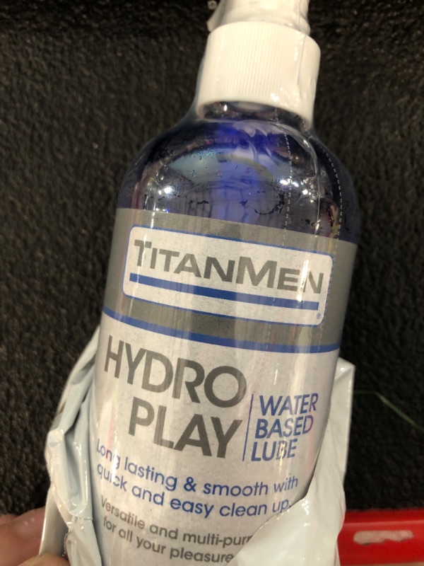 Photo 2 of (BRAND NEW) Doc Johnson TitanMen - Hydro Play Water Based Lube 8 fl oz (236.5 mL)