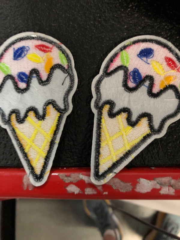 Photo 1 of 2 PIECES ICE CREAM STICKERS