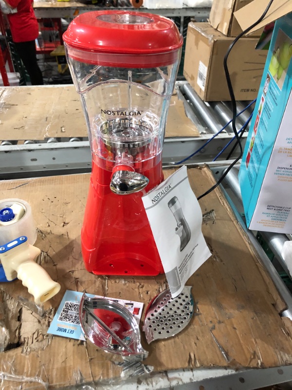 Photo 1 of Nostalgia 64-oz Red Slush Drink Machine