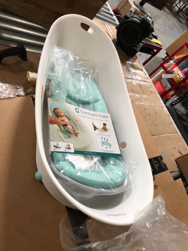 Photo 2 of Contours Oasis 2-Stage Comfort Cushion Infant and Baby Bathtub,