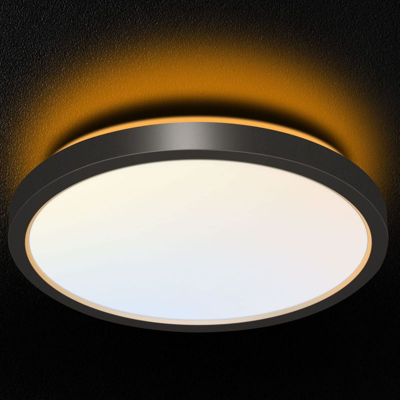 Photo 1 of **item missing parts**
18 Inch LED Flush Mount Ceiling Light with Night Light (5W 2000K), 32W, 3200lm, 