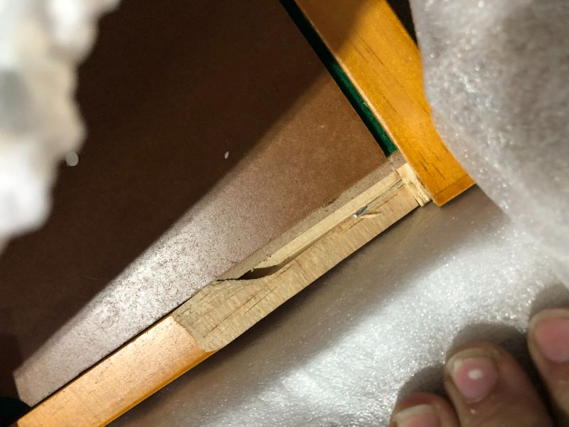 Photo 1 of **Wood Chipped on One Corner** Chinodoga Wooden Puzzle Table for 1500 Pcs with Legs, (Green)