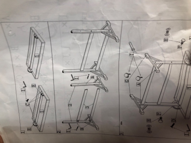 Photo 1 of **Wood Chipped on One Corner** Chinodoga Wooden Puzzle Table for 1500 Pcs with Legs, (Green)