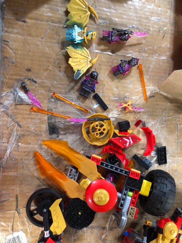 Photo 2 of **MISSING PIECES**SEE NOTES**
LEGO NINJAGO Kai’s Golden Dragon Raider