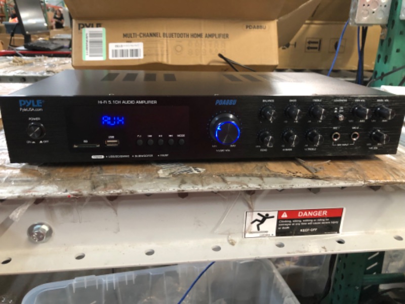 Photo 1 of Pyle Wireless Bluetooth Audio Amplifier - 