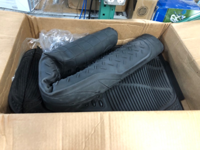 Photo 3 of BDK Proliner All Weather Rubber Auto Floor Mats and Trunk Cargo Liner 4 Pieces