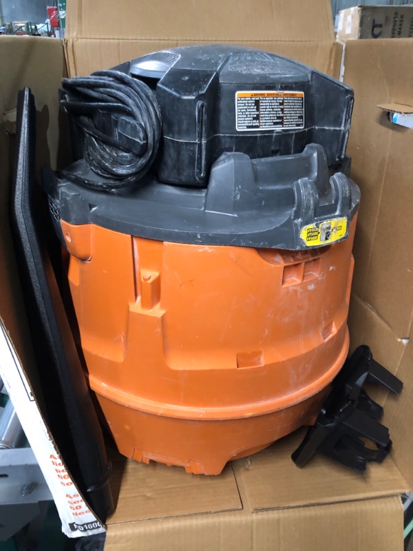 Photo 4 of **FOR PARTS ONLY**  16 Gal. 6.5-Peak HP NXT Wet/Dry Shop Vacuum with Detachable Blower, Filter, Hose and Accessories