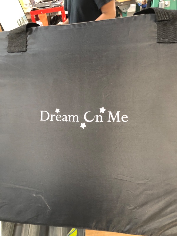 Photo 3 of Dream On Me Travel Light Playard In Black, Lightweight, Portable And Easy To Carry Baby Playard, Indoor And Outdoor - With A Soft And Comfortable Mattress Pad Black Playard