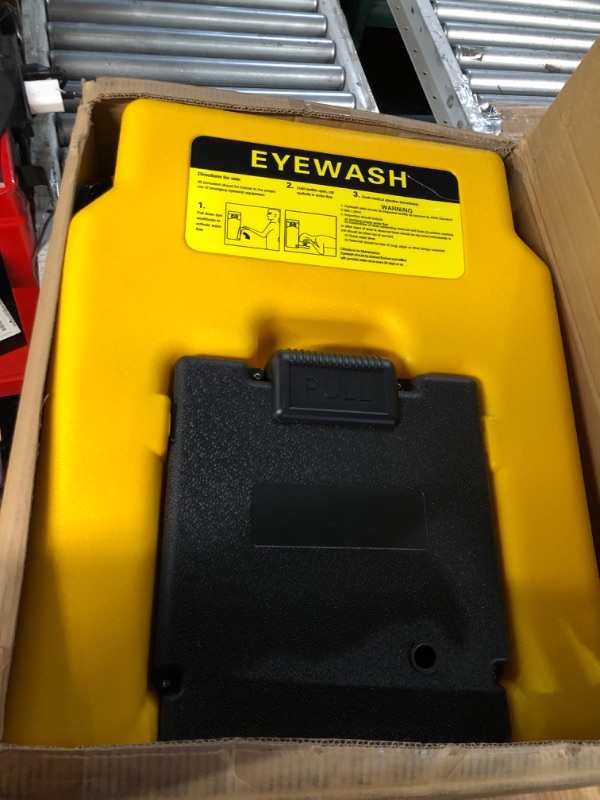 Photo 2 of Yeipower Portable Eyewash-Station Emergency OSHA-Approved - Wall Mounted Eye Wash First Aid 14 Gallon Eye Irrigation Equipment