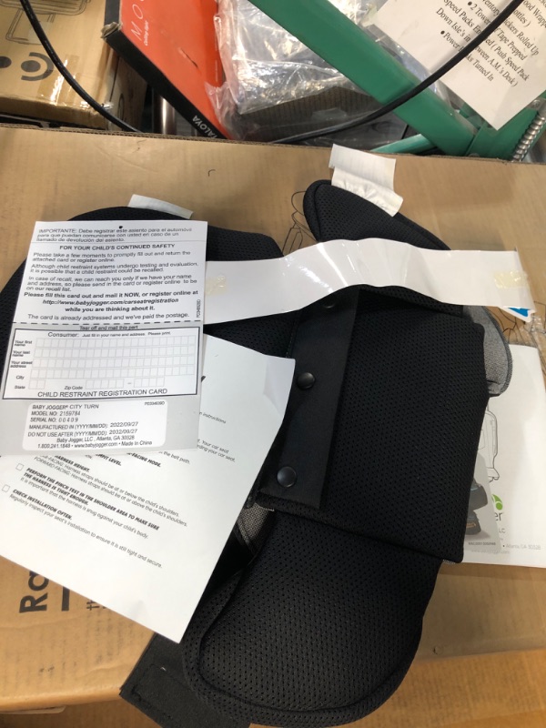 Photo 1 of Baby Jogger City Turn Rotating Convertible Car Seat | Unique Turning Car Seat Rotates for Easy in and Out, Onyx Black