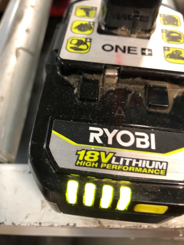 Photo 2 of TTI Ryobi PBP004 ONE+ High Performance 18 Volts Lithium-Ion 4.0 Ah Battery