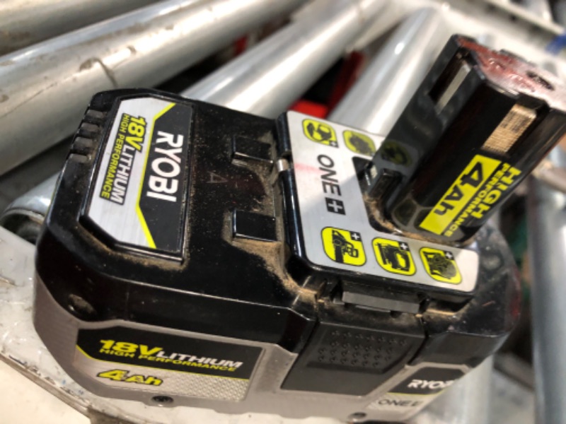 Photo 1 of TTI Ryobi PBP004 ONE+ High Performance 18 Volts Lithium-Ion 4.0 Ah Battery