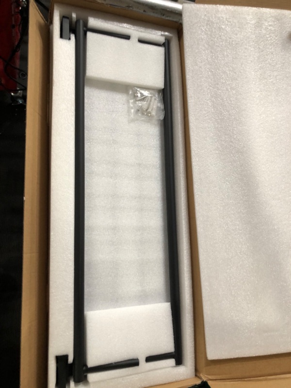 Photo 1 of * item damaged * defective * sold for parts *
Ruacq 23.3-Inch Double Towel Bar Matte Black 