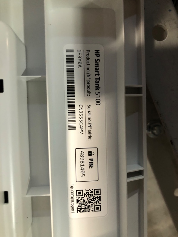 Photo 1 of HP Smart-Tank 5101 Wireless All-in-One Ink-Tank Printer