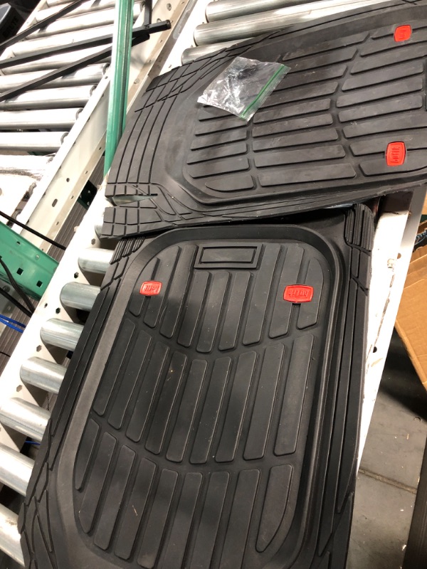Photo 1 of Amazon Basics 2-Piece Premium Rubber Floor Mat