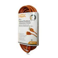 Photo 1 of 2 25ft indoor/outdoor extension cord