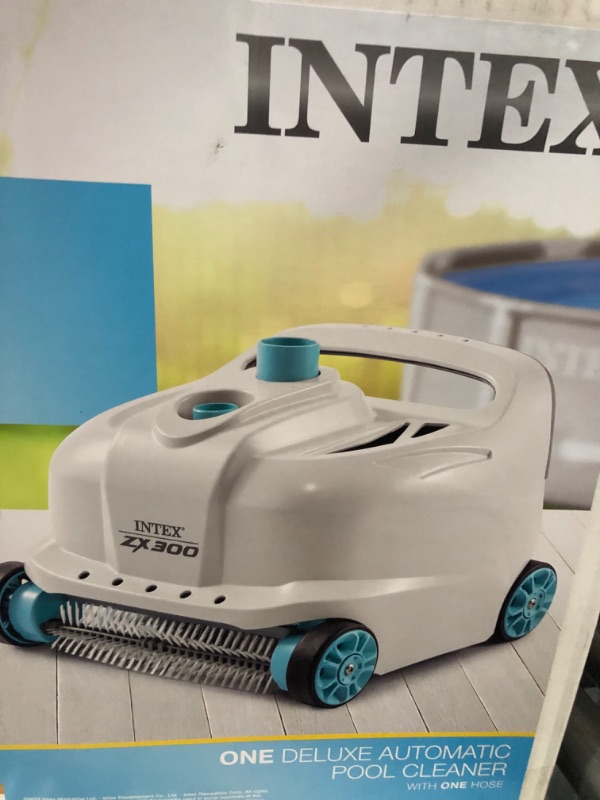 Photo 3 of **SEE NOTES**
Intex 28005E ZX300 Deluxe Automatic Pool Cleaner, Gray Automatic Vacuum