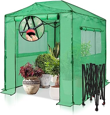 Photo 1 of **PARTS ONLY** Home-Complete HC-4202 Walk-In Greenhouse- Indoor Outdoor with 8 Sturdy Shelves