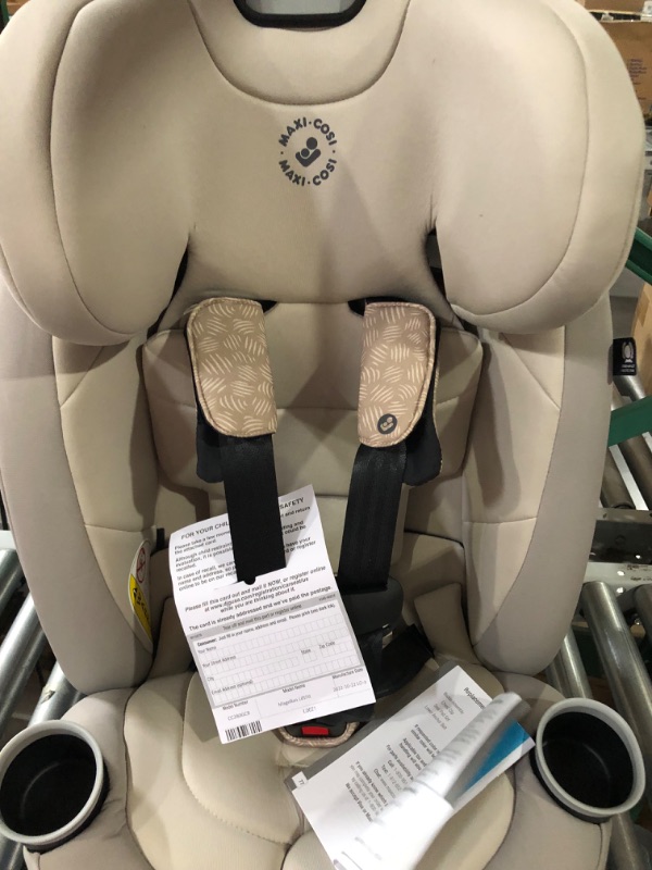 Photo 1 of Maxi-Cosi Magellan LiftFit All-in-One Convertible Car Seat, 5-in-1 Seating System for Children from Birth to 10 Years (5-100 lbs), Topia Tan