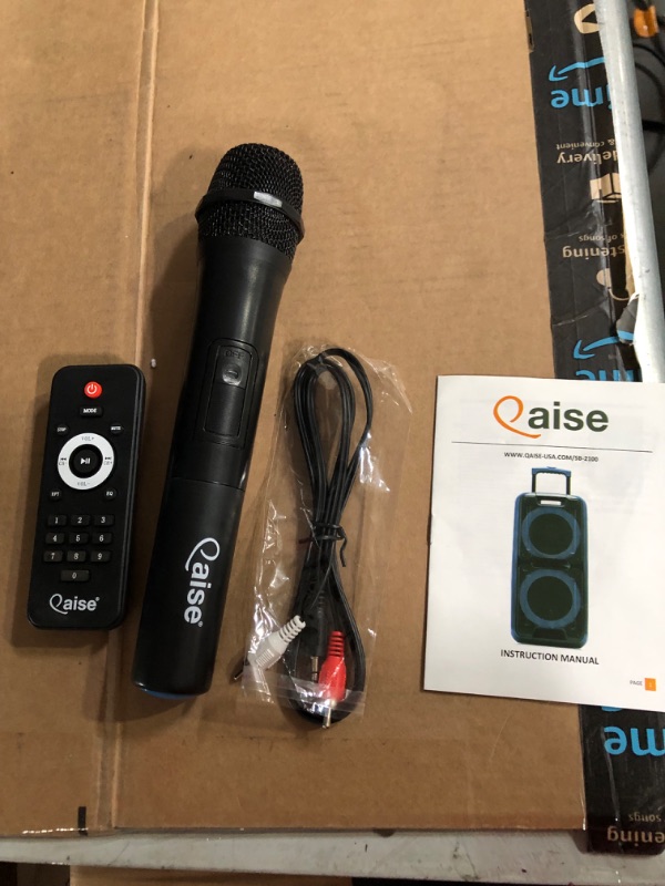 Photo 3 of QAISE Portable Bluetooth Speaker & Karaoke Machine