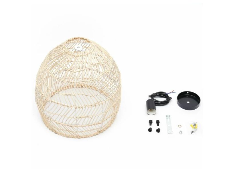 Photo 1 of  Bamboo Woven Ceiling Lamp Creative Pendant Lighting