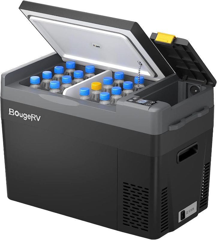 Photo 1 of [Notes] BougeRV 12 Volt Refrigerator, CRPRO 30 Quart 12V Car Fridge, Portable Freezer 