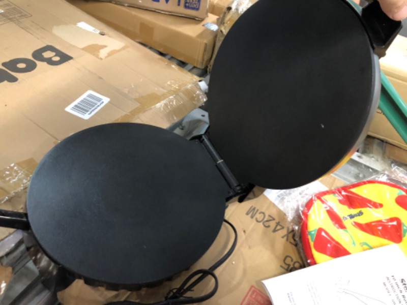 Photo 1 of 10inch Roti Maker by StarBlue with FREE Roti Warmer - The automatic Stainless Steel Non-Stick Electric machine to make Indian style Chapati, Tortilla, Roti AC 110V 50/60Hz 1200W