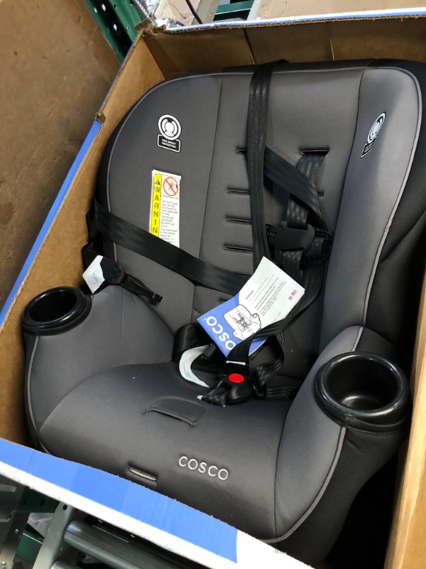 Photo 2 of Cosco Onlook 2-in-1 Convertible Car Seat, Rear-Facing 5-40 pounds and Forward-Facing 22-40 pounds and up to 43 inches, Black Arrows