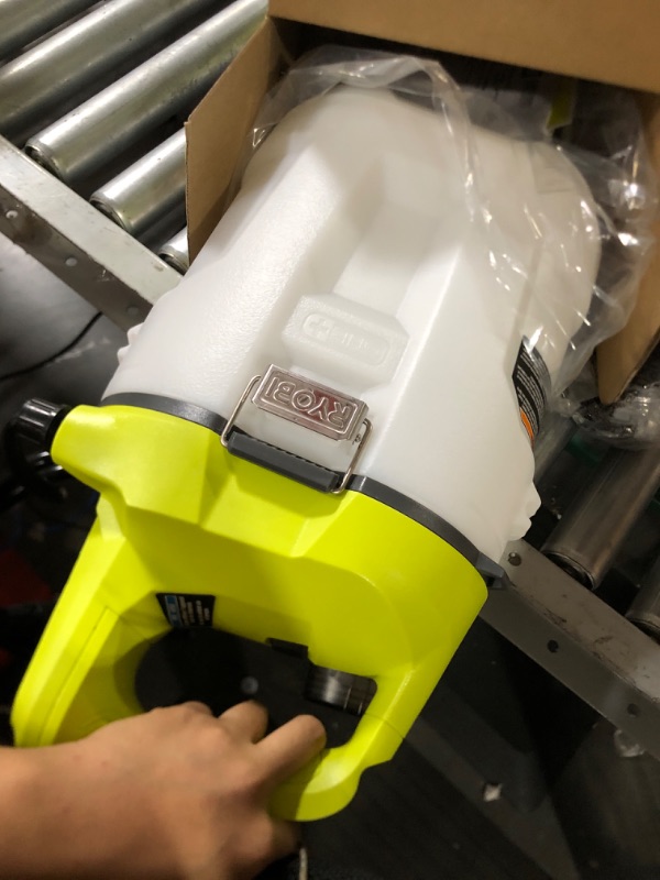 Photo 3 of Ryobi P2830A ONE+ 18-Volt Lithium-Ion Cordless 2 Gal. Chemical Sprayer with 2.0 Ah Battery and Charger