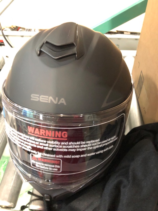 Photo 2 of Sena Outrush Bluetooth Modular Motorcycle Helmet with Intercom System X-Large Outrush R (2021) Matte Black