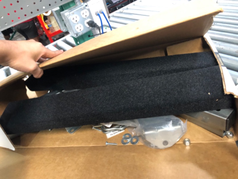 Photo 1 of CE Smith - 27660 2-Foot Bunk Board Guide-On - Adjustable Boat Trailer with High-Grade Marine Carpet Fabric - Black