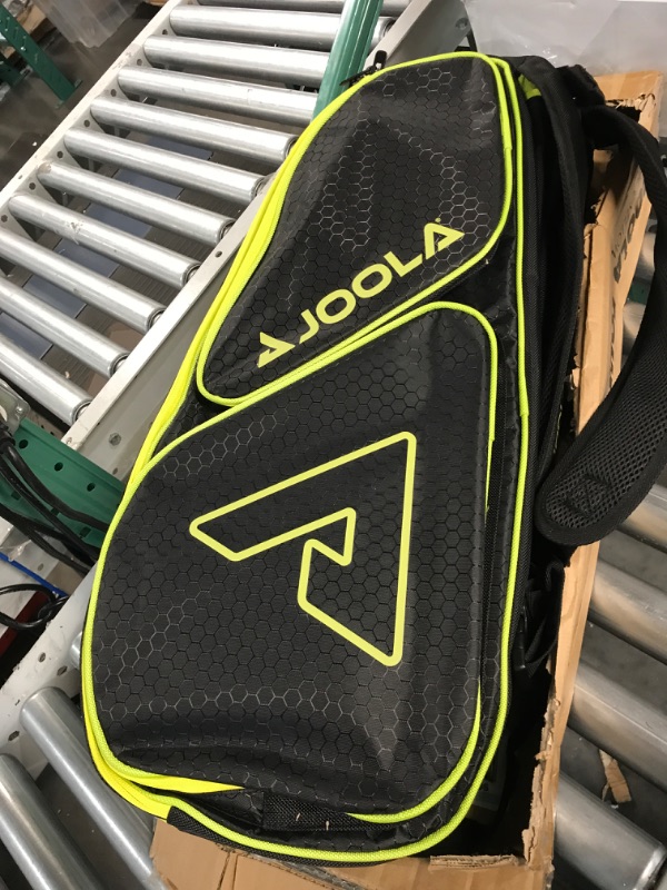 Photo 3 of *LIKE NEW*JOOLA Tour Elite Pro Pickleball Bag BLACK AND YELLOW