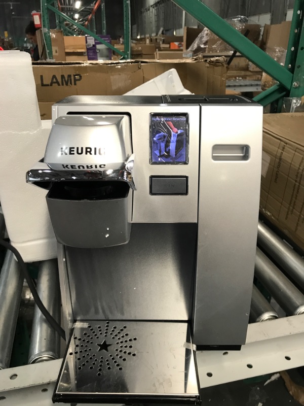 Photo 4 of (PARTS ONLY) Keurig K155 Office Pro Commercial Coffee Maker, Single Serve K-Cup Pod Coffee Brewer, Silver, Extra Large 90 Oz. Water Reservoir