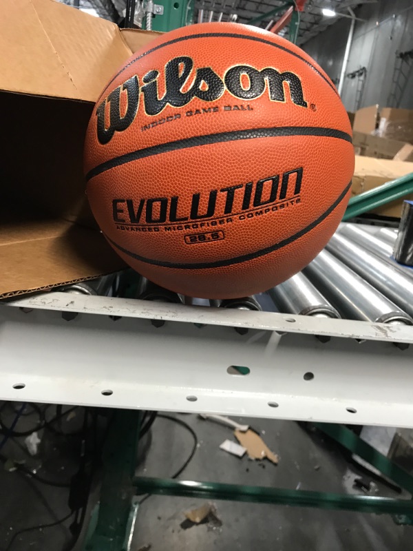 Photo 2 of *LETTERING IS BLACK*Wilson Evolution Game Basketball Size 6 - 28.5" Royal