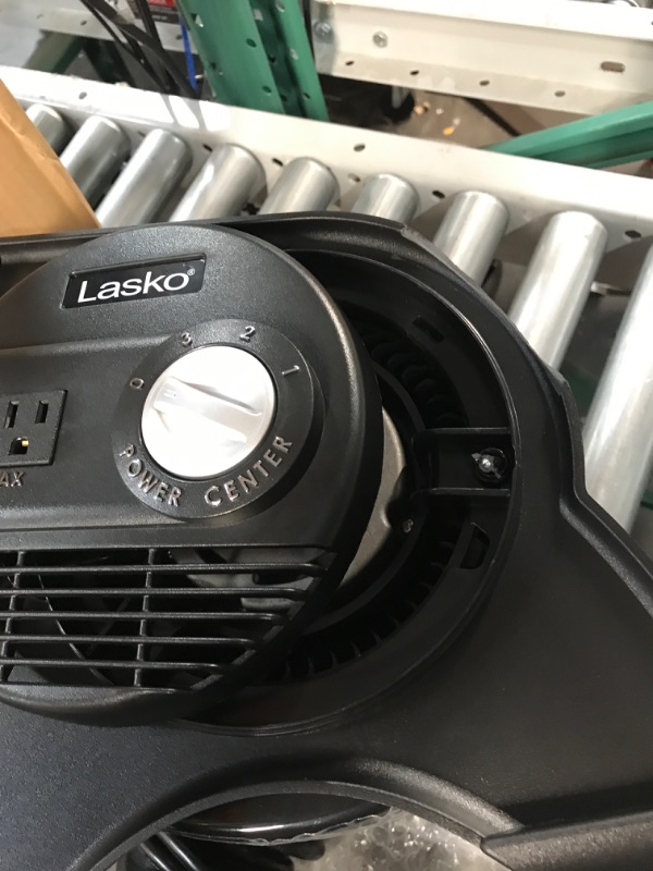 Photo 4 of *MINOR DAMAGE SEEC PHOTO*Lasko U12104 High Velocity Pro Pivoting Utility Fan Black 12104 12.2 x 9.6 x 12.3 inches