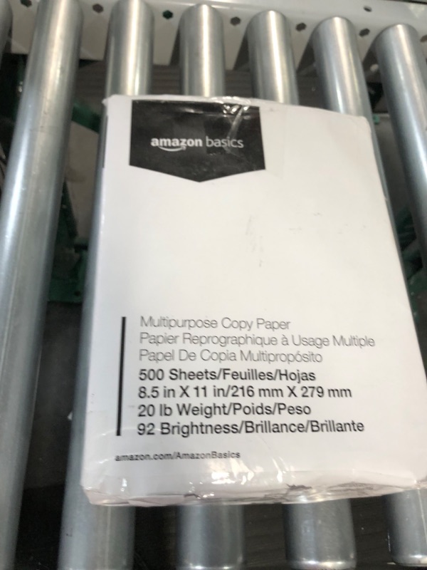 Photo 2 of Amazon Basics Multipurpose Copy Printer Paper, 8.5 x 11 Inch 20Lb Paper