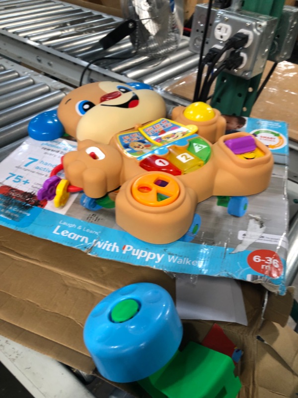 Photo 3 of Fisher-Price Laugh & Learn Baby & Toddler Toy Smart Stages Learn With Puppy Walker, Educational Music Lights And Activities