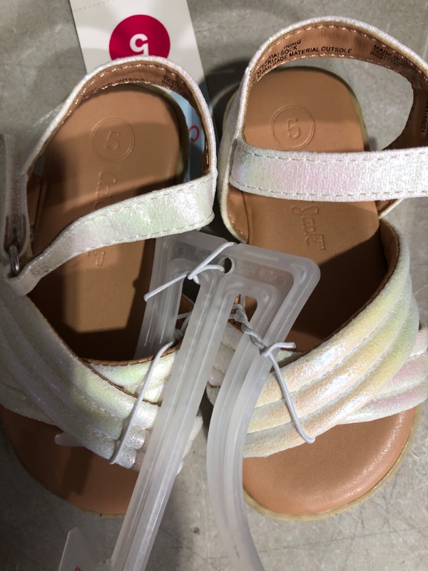 Photo 2 of * kids size 5 *
Toddler Girls' Chloe Ankle Strap Sandals - Cat & Jack™