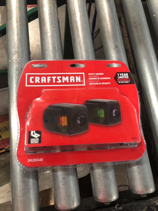 Photo 2 of (UNOPENED) CRAFTSMAN Garage Door Safety Sensors, Black