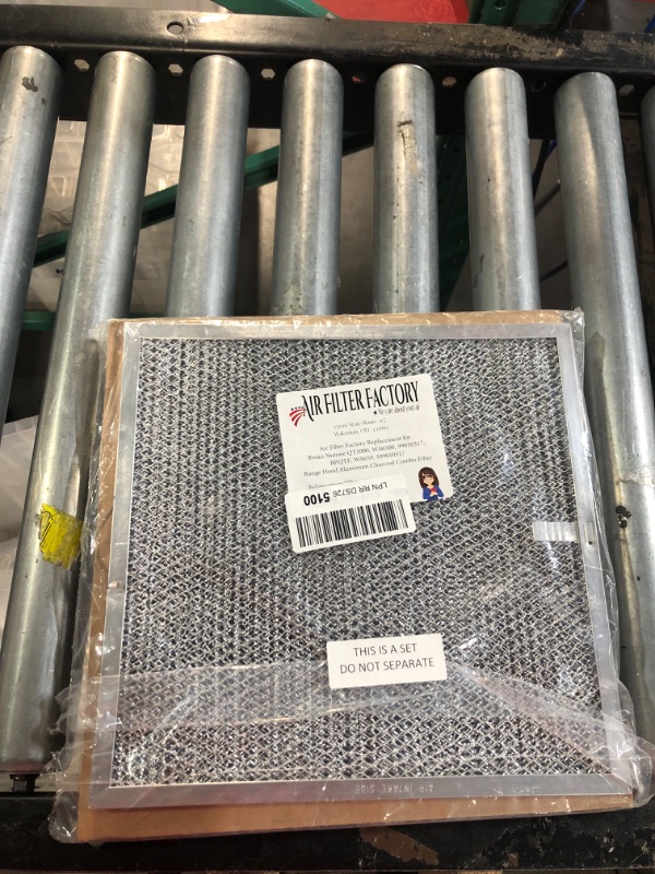 Photo 1 of 2-Pack Air Filter Factory Replacement For Broan Nutone QT2000 WA6500, 99010317, BPQTF, WA65F, S99010317 Aluminum Mesh Charcoal Combo Filter