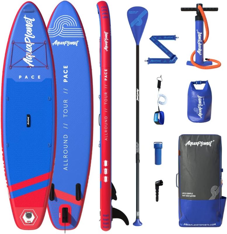Photo 1 of [FOR PARTS/READ NOTES]
AQUAPLANET Inflatable Stand Up Paddle Board Kit - Pace | 10.6 Foot | Ideal
