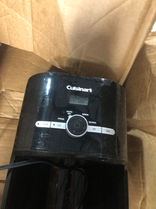 Photo 3 of **PARTS ONLY, MISSING POT** Cuisinart DCC-T20 14-Cup Programmable Coffeemaker Touchscreen, Black