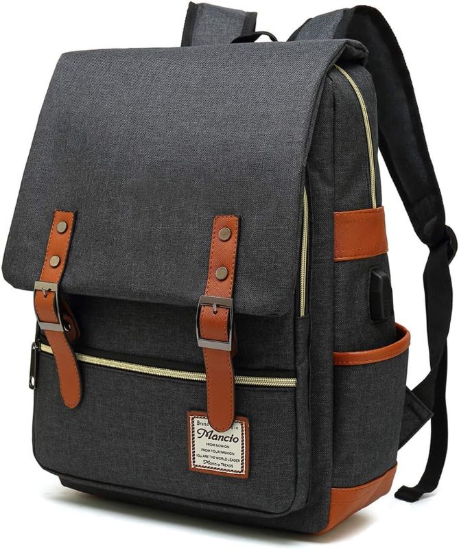 Photo 1 of  Laptop Backpack with USB Charging Port, , Fits up to 15.6Inch Notebook in Black
