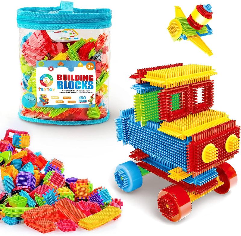 Photo 1 of Battat Bristle Blocks Basic 112 Piece Set