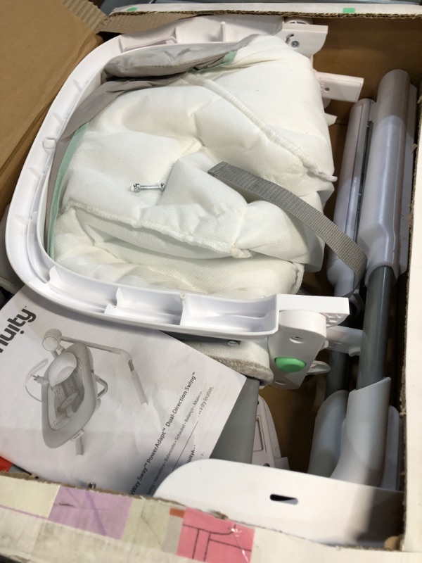 Ingenuity Anyway Sway 5Speed MultiDirection Portable Baby Swing with