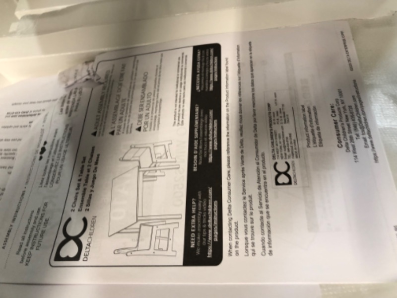 Photo 4 of Delta Children MySize Kids Wood Table and Chair Set (2 Chairs Included) - Ideal for Arts 