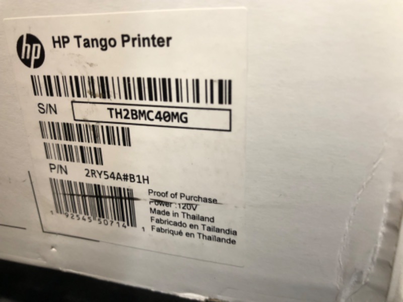 Photo 6 of HP - Tango Wireless Instant Ink Ready Inkjet Printer - Wisp Gray