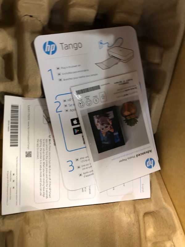 Photo 1 of HP - Tango Wireless Instant Ink Ready Inkjet Printer - Wisp Gray