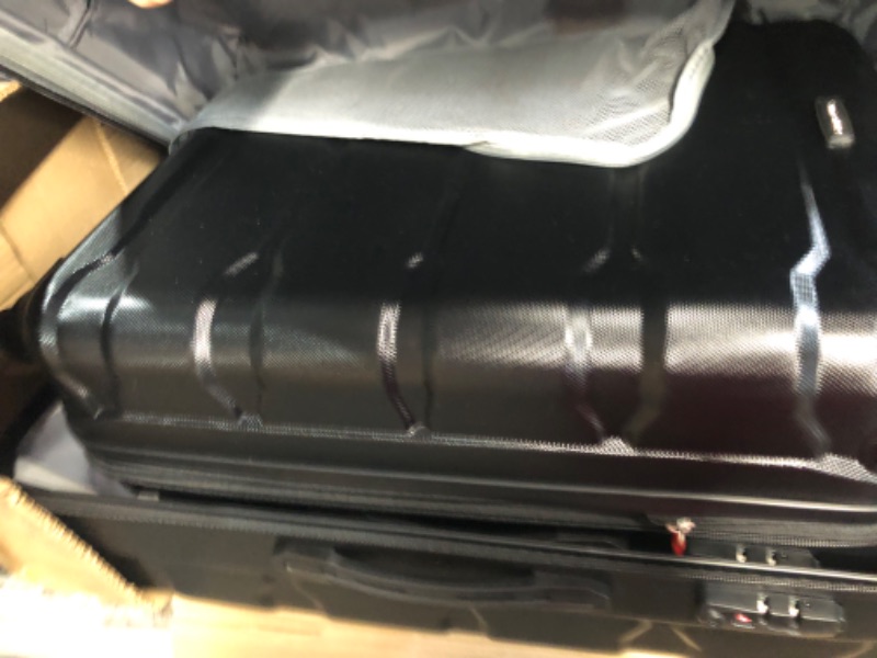 Photo 3 of (USED) Samsonite Omni 3-Piece Hardside Nested Luggage Spinner Set (20", 24", 28", Black)