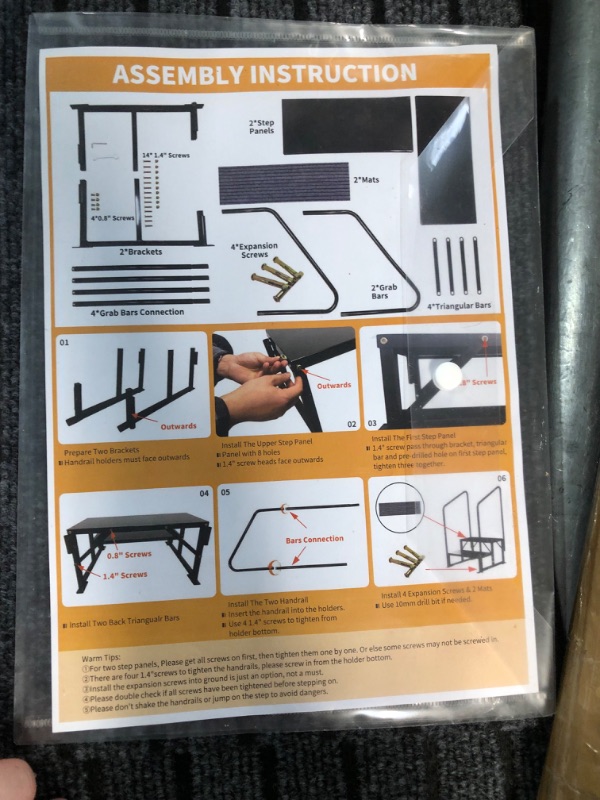 Photo 2 of 2 Step Stairs 5th Wheel Stair Hot Tub Steps Outdoor RV Step Ladder Support Economy Stair Riser Quick Eases Boarding and Exitingfor RVs and Travel Camper Trailers Non Slip Assist Handrail